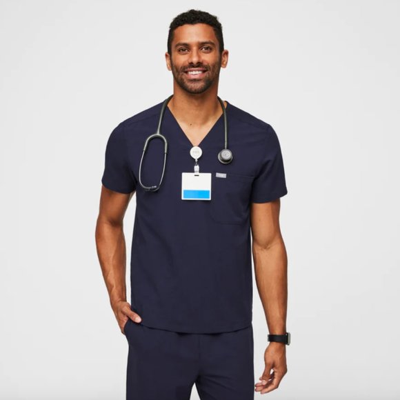 Figs Shirts Figs Mens Technical Collection Chisec 3pocket Scrub Top